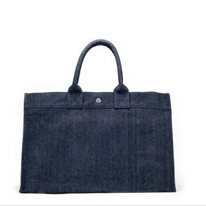 Quilted Koala Kanvas East-West Bag: Denim